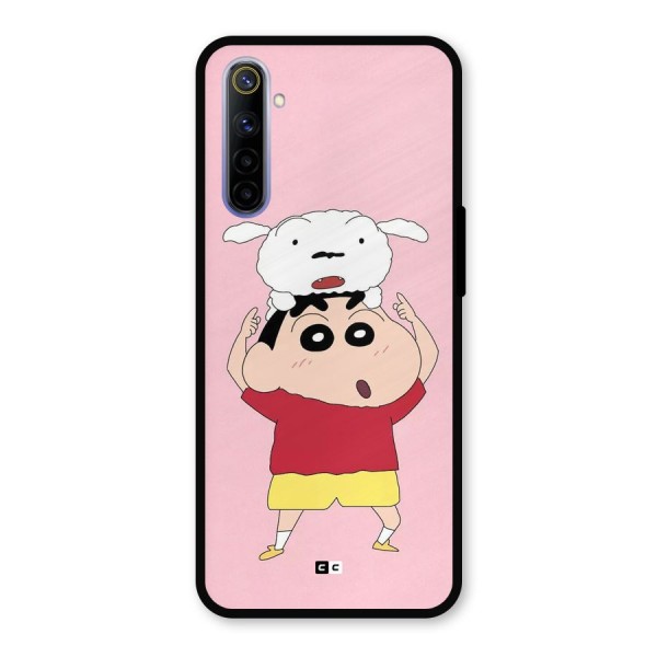 Cute Sheero Metal Back Case for Realme 6