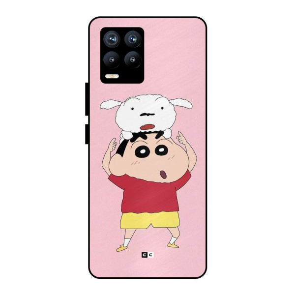 Cute Sheero Metal Back Case for Realme 8