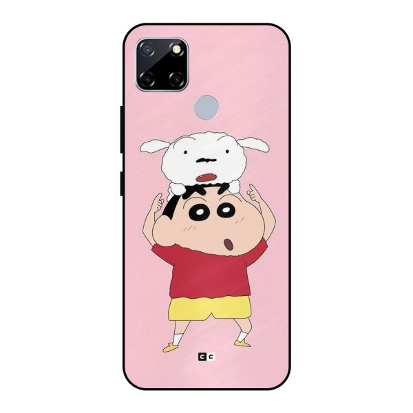 Cute Sheero Metal Back Case for Realme Narzo 20