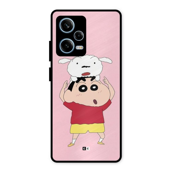 Cute Sheero Metal Back Case for Redmi Note 12 Pro