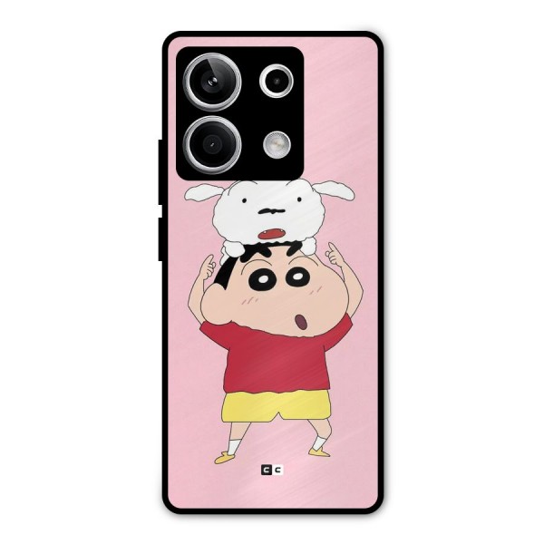 Cute Sheero Metal Back Case for Redmi Note 13 5G