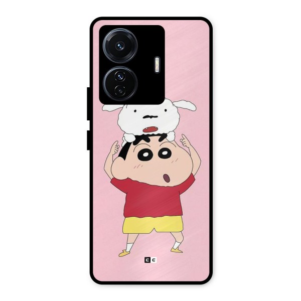 Cute Sheero Metal Back Case for Vivo T1 Pro