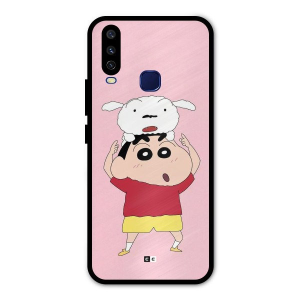 Cute Sheero Metal Back Case for Vivo U10