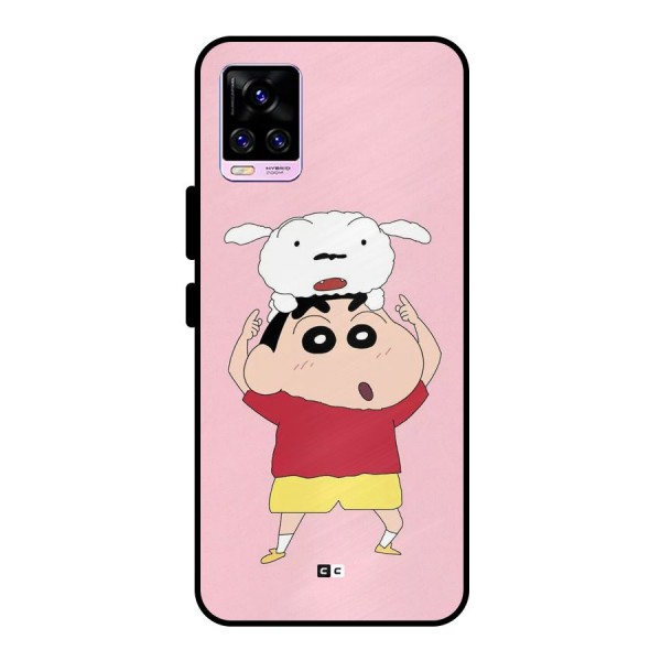 Cute Sheero Metal Back Case for Vivo V20 Pro