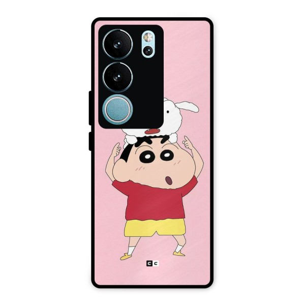 Cute Sheero Metal Back Case for Vivo V29 Pro