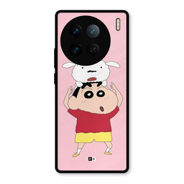 Cute Sheero Metal Back Case for Vivo X90 Pro