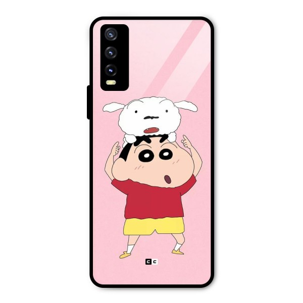 Cute Sheero Metal Back Case for Vivo Y20 2021