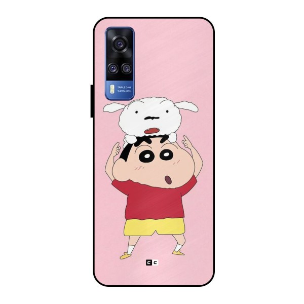 Cute Sheero Metal Back Case for Vivo Y51