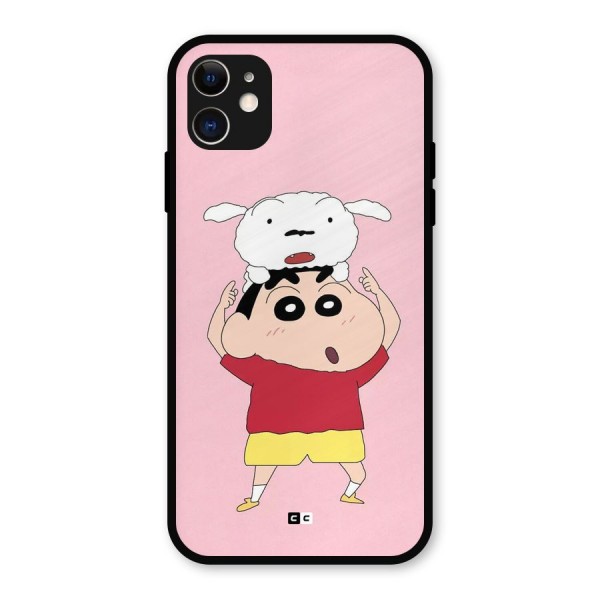 Cute Sheero Metal Back Case for iPhone 11