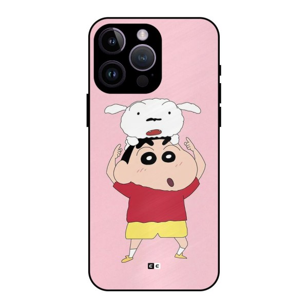 Cute Sheero Metal Back Case for iPhone 14 Pro Max