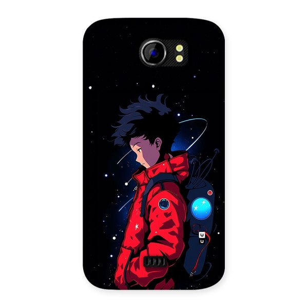 Cute Space Boy Back Case for Canvas 2 A110