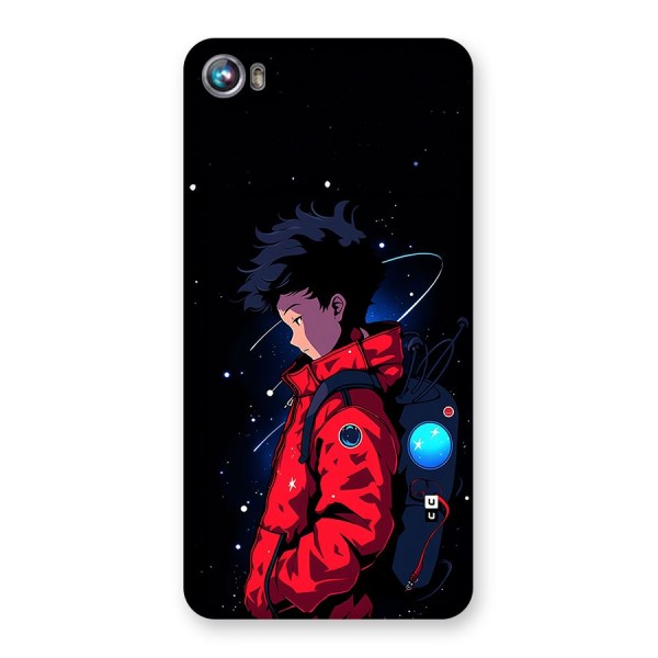 Cute Space Boy Back Case for Canvas Fire 4 (A107)