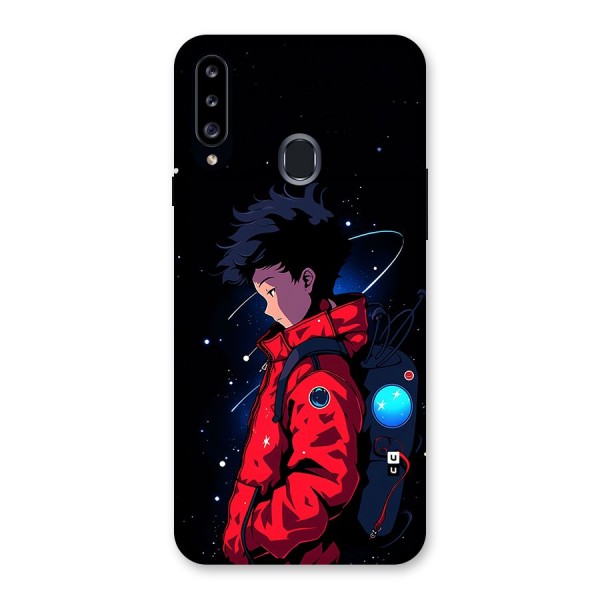 Cute Space Boy Back Case for Galaxy A20s