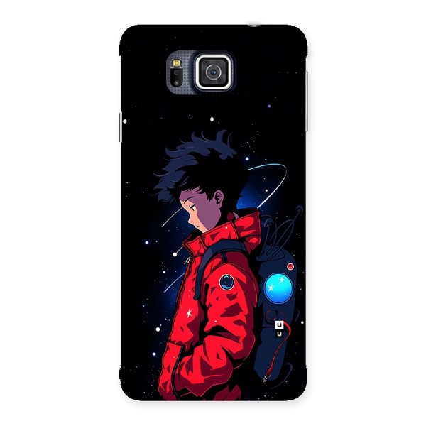 Cute Space Boy Back Case for Galaxy Alpha