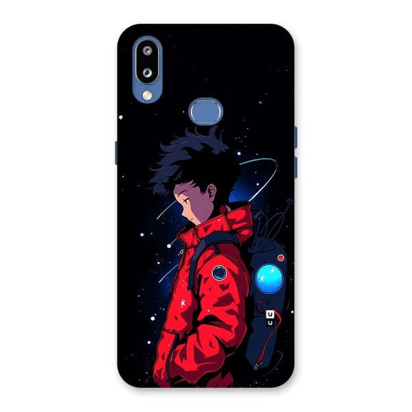 Cute Space Boy Back Case for Galaxy M01s