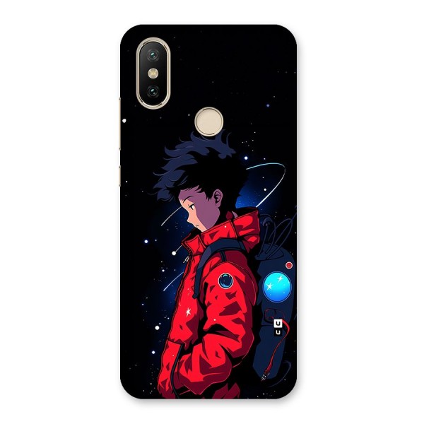 Cute Space Boy Back Case for Mi A2