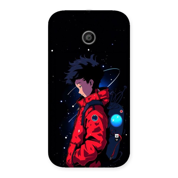 Cute Space Boy Back Case for Moto E