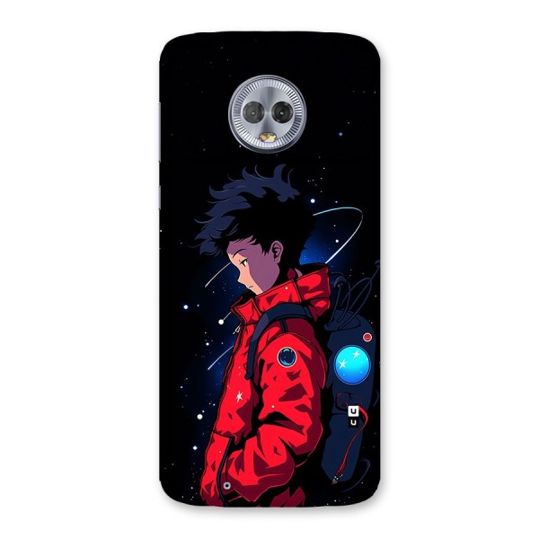 Cute Space Boy Back Case for Moto G6