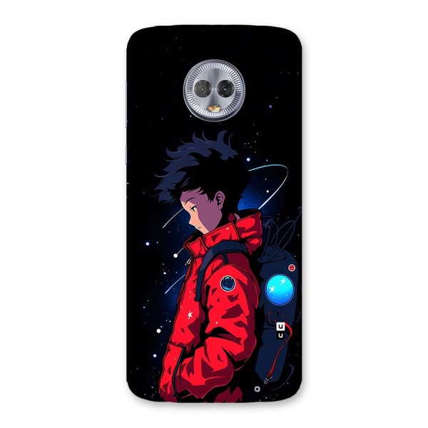 Cute Space Boy Back Case for Moto G6 Plus