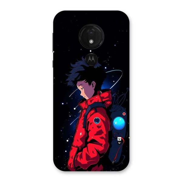 Cute Space Boy Back Case for Moto G7 Power