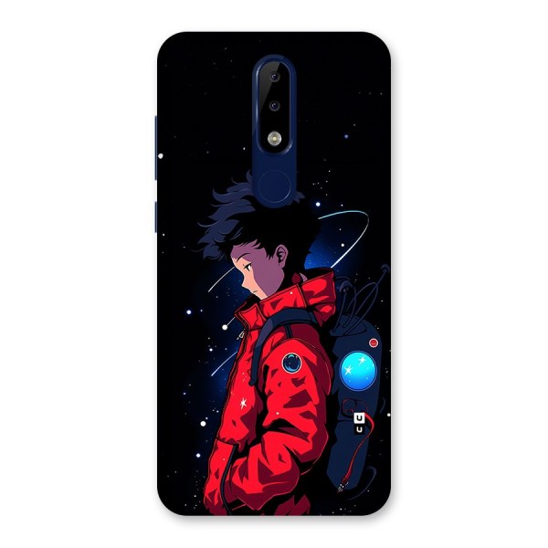 Cute Space Boy Back Case for Nokia 5.1 Plus