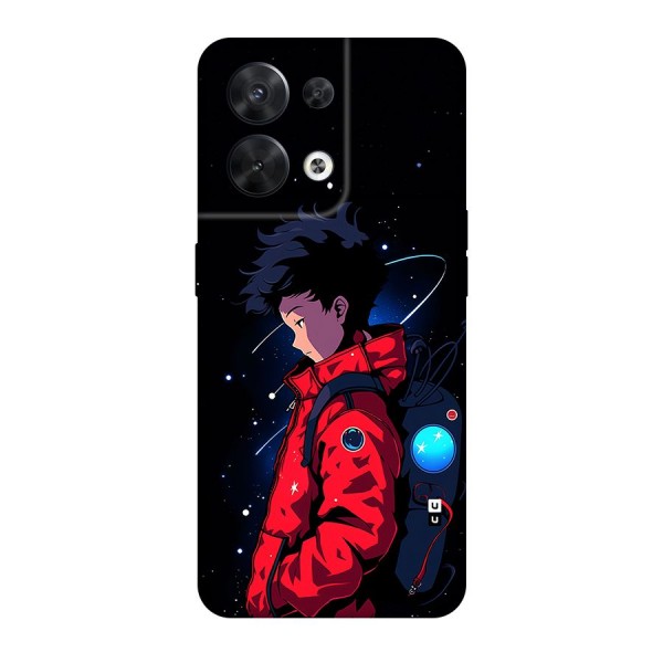 Cute Space Boy Back Case for Oppo Reno8 5G