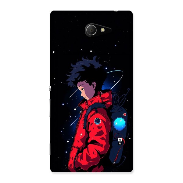 Cute Space Boy Back Case for Xperia M2