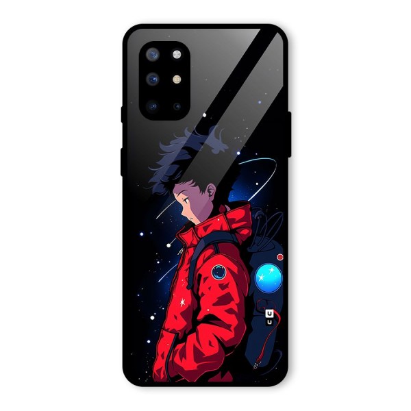 Cute Space Boy Glass Back Case for OnePlus 8T