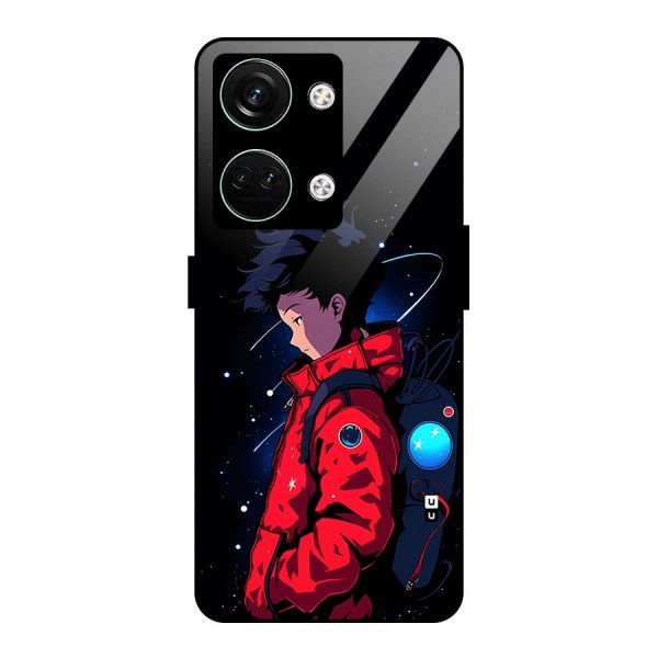 Cute Space Boy Glass Back Case for Oneplus Nord 3