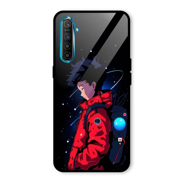 Cute Space Boy Glass Back Case for Realme X2