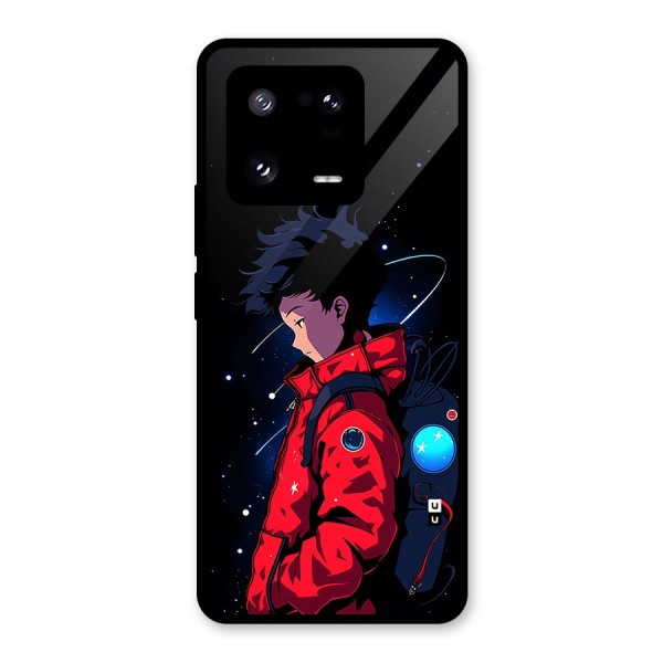 Cute Space Boy Glass Back Case for Xiaomi 13 Pro