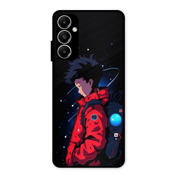 Cute Space Boy Metal Back Case for Galaxy A05s