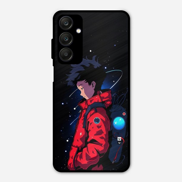 Cute Space Boy Metal Back Case for Galaxy A25 5G