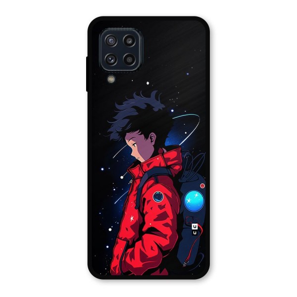 Cute Space Boy Metal Back Case for Galaxy M32