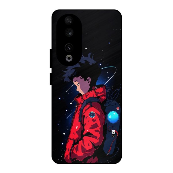 Cute Space Boy Metal Back Case for Honor 90