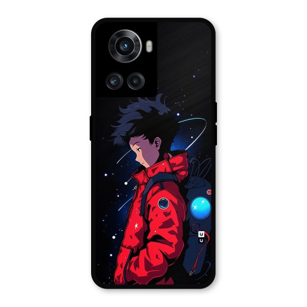 Cute Space Boy Metal Back Case for OnePlus 10R