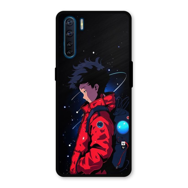 Cute Space Boy Metal Back Case for Oppo F15