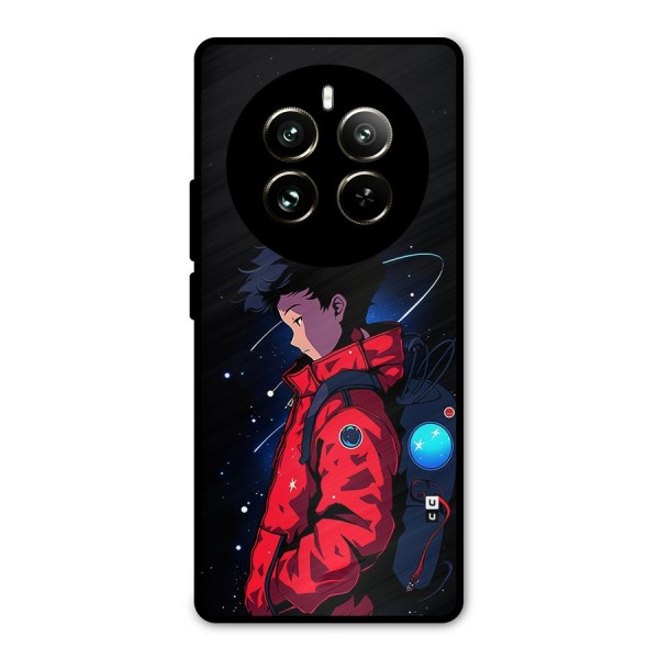 Cute Space Boy Metal Back Case for Realme 12 Pro