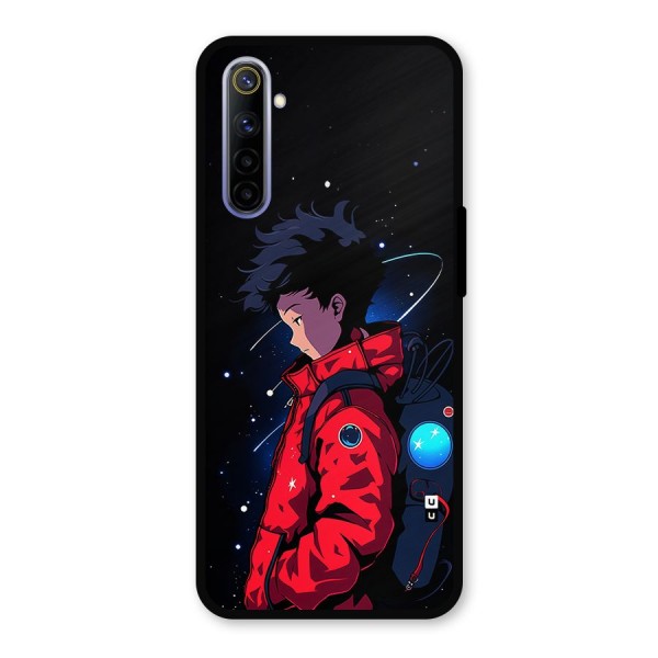 Cute Space Boy Metal Back Case for Realme 6