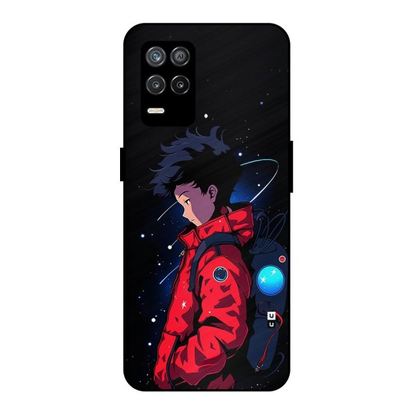 Cute Space Boy Metal Back Case for Realme 8 5G