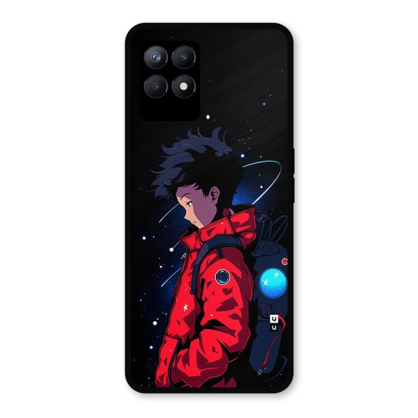 Cute Space Boy Metal Back Case for Realme 8i