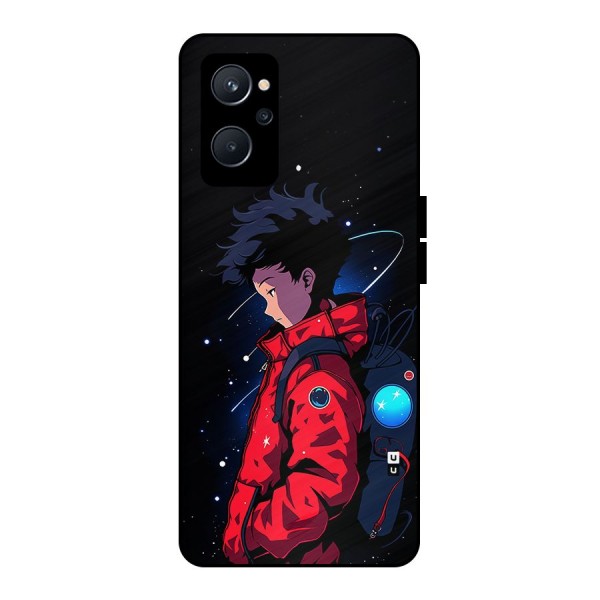 Cute Space Boy Metal Back Case for Realme 9i 5G