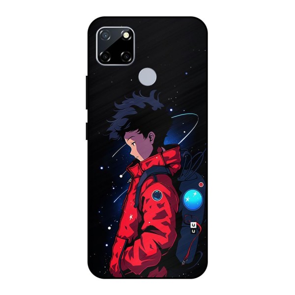 Cute Space Boy Metal Back Case for Realme Narzo 20