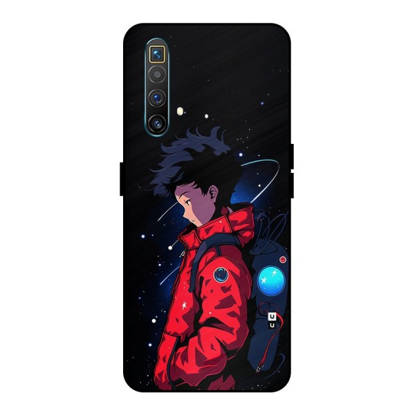 Cute Space Boy Metal Back Case for Realme X3