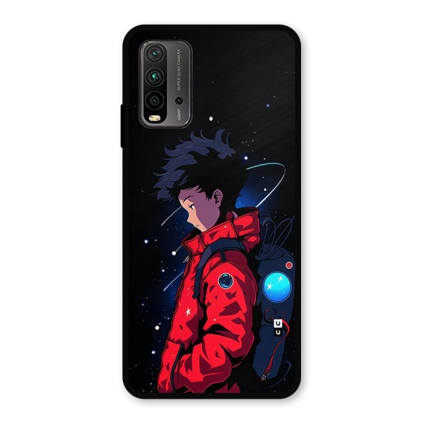 Cute Space Boy Metal Back Case for Redmi 9 Power