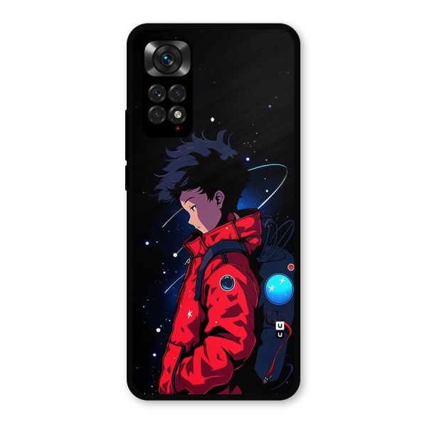 Cute Space Boy Metal Back Case for Redmi Note 11