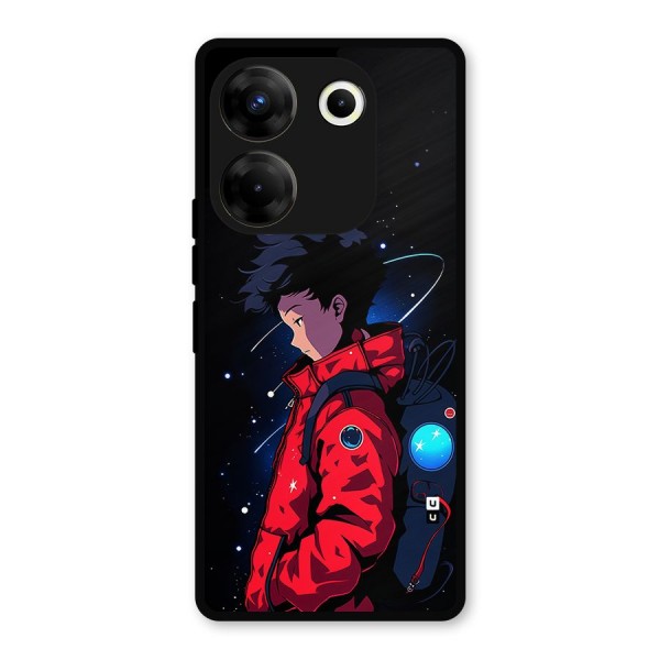 Cute Space Boy Metal Back Case for Tecno Camon 20