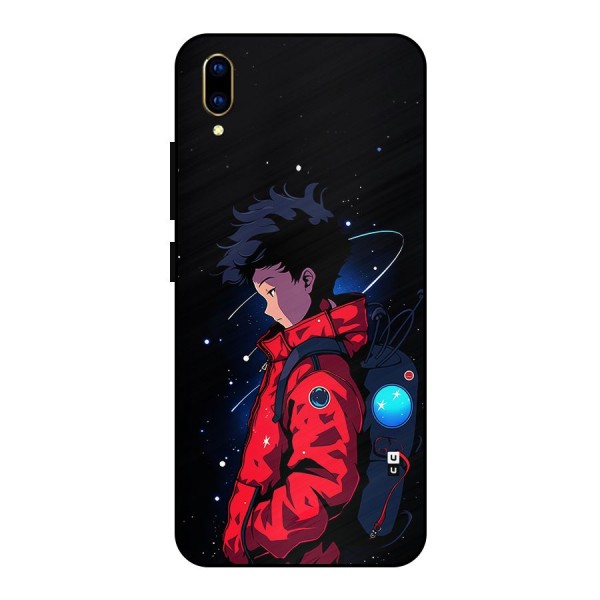 Cute Space Boy Metal Back Case for Vivo V11 Pro