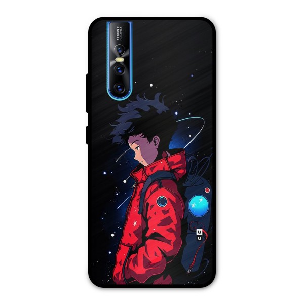 Cute Space Boy Metal Back Case for Vivo V15 Pro