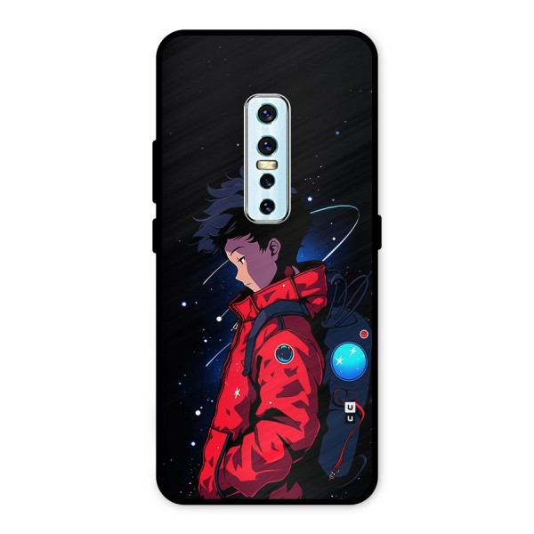 Cute Space Boy Metal Back Case for Vivo V17 Pro